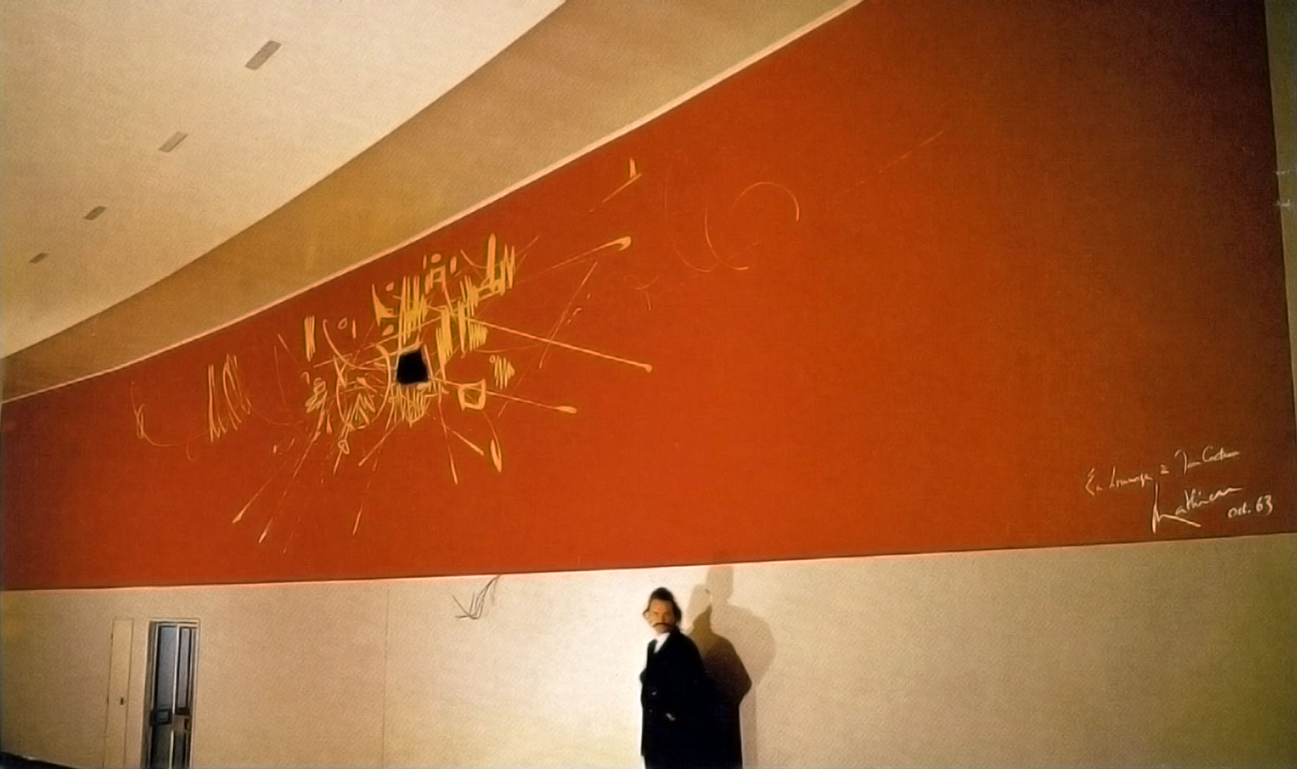 L’hommage à Jean Cocteau de Mathieu classé aux Monuments historiques