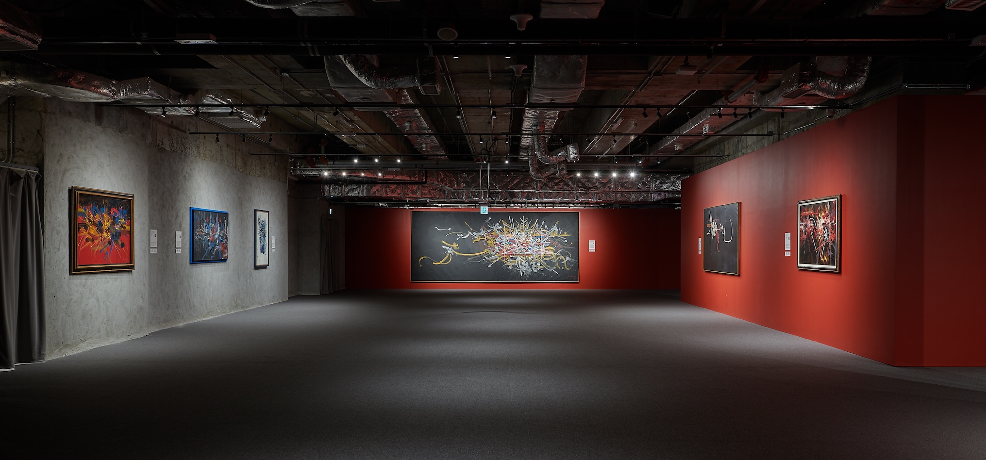 Calligraphy Rhapsody : rétrospective Georges Mathieu au K11 MUSEA de Hong Kong